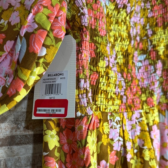 Billabong Multicolor Floral Mini Dress - Picture 5 of 5